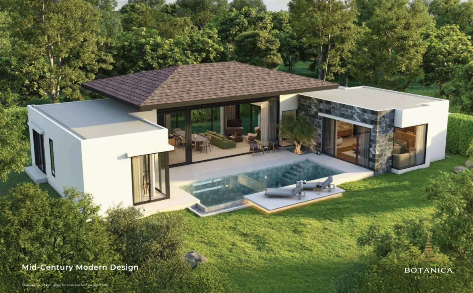 Botanica Four Seasons | Spring Zone | Type S | Вилла | 3 спальни 3