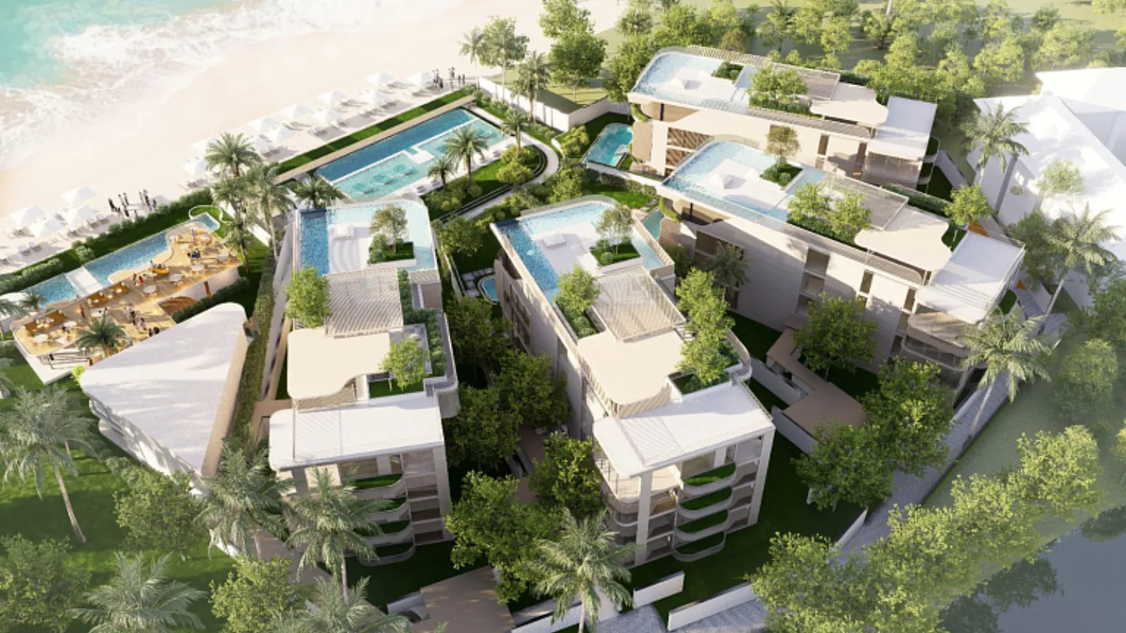 Banyan Tree Beach Residences Oceanus | Апартаменты | 4 спальни 3